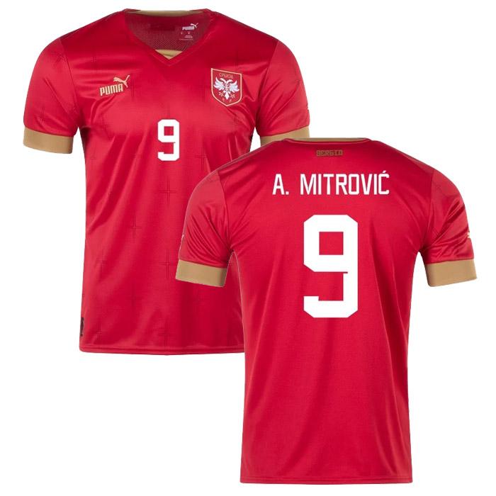 aleksandar mitrovic maglia serbia coppa del mondo prima 2022