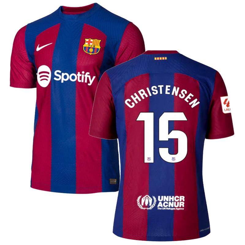 christensen maglia barcelona giocatore edizione prima 2023-24