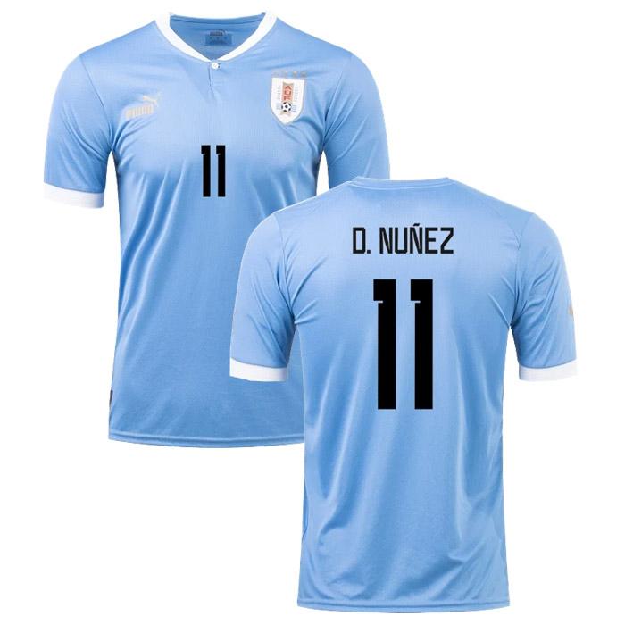 d. nunez maglia uruguay coppa del mondo prima 2022