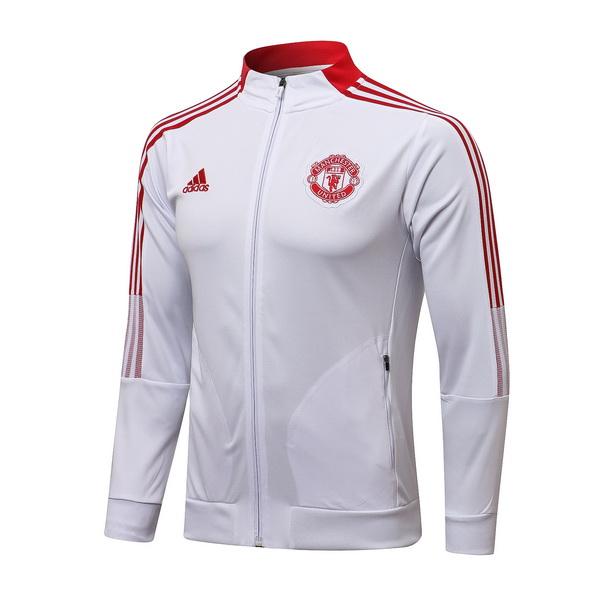 giacca manchester united top bianco 2021-22