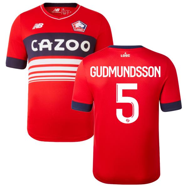 gudmundsson maglia lille prima 2022-23