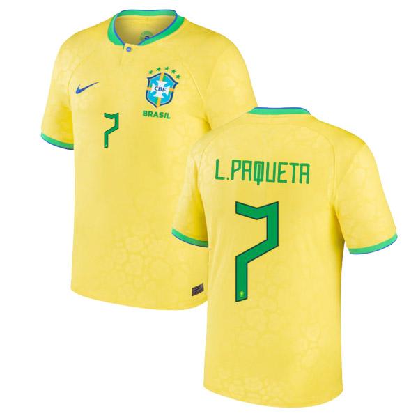 l. paqueta maglia brasile coppa del mondo prima 2022