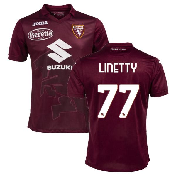 linetty maglia torino prima 2022-23