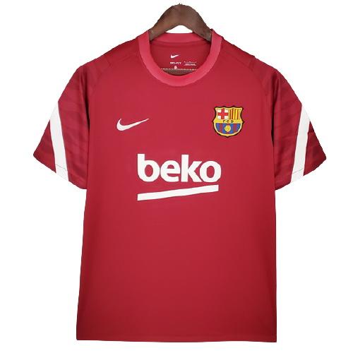 maglia allenamento barcelona rosso 2021-22