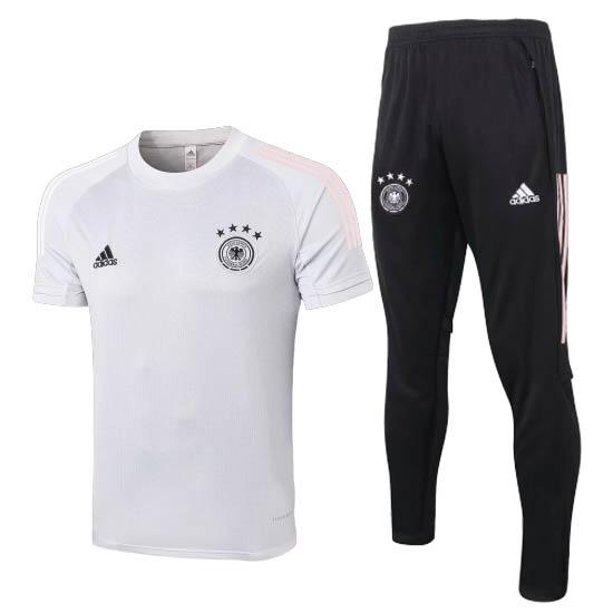 maglia allenamento e pantaloni germania bianco 2020-21