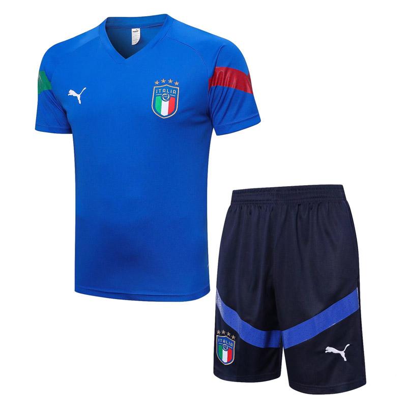 maglia allenamento e pantaloni italia 2317a1 blu 2022