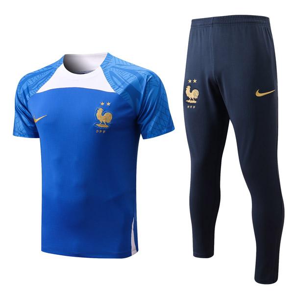 maglia allenamento francia abito blu 2022-23