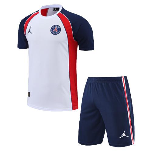 maglia allenamento paris saint-germain abito bianco blu rosso 2022-23