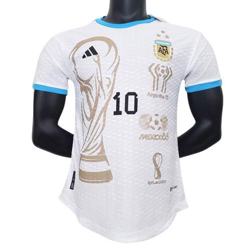 maglia argentina campione commemorativo giocatore edizione 2023