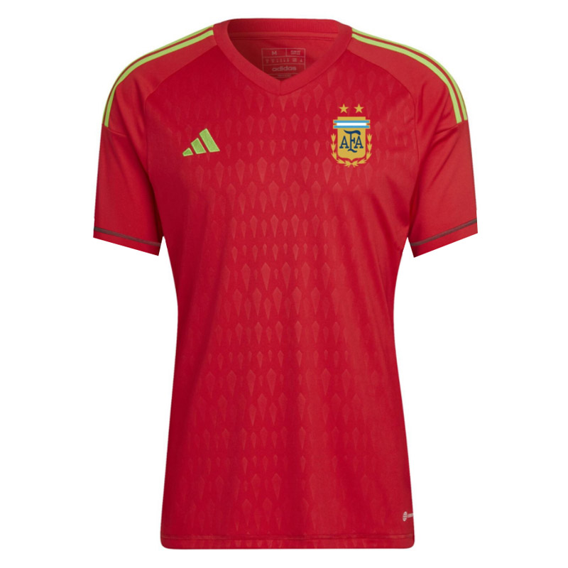 maglia argentina portiere rosso 2022