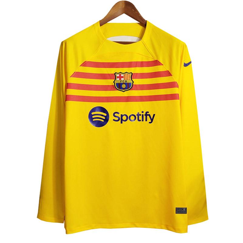 maglia barcelona manica lunga quarto 2022-23