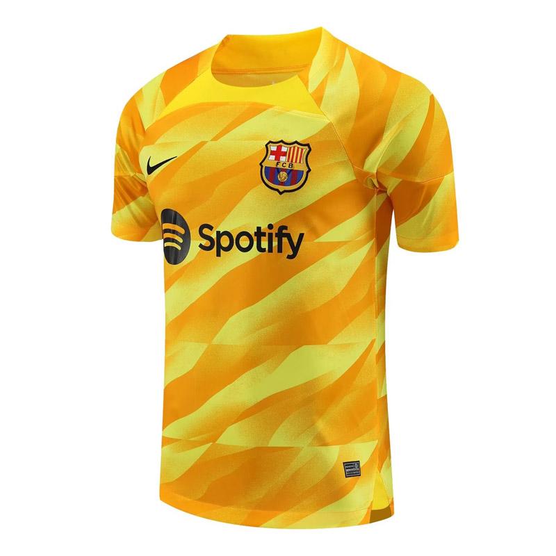 maglia barcelona portiere giallo 2023-24