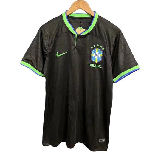 maglia brasile coppa del mondo nero 2022