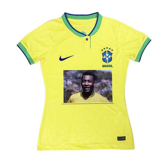 maglia brasile donna commemorare pele giallo 2023