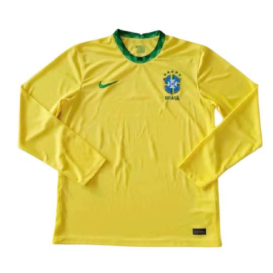 maglia brasile manica lunga prima 2020-21