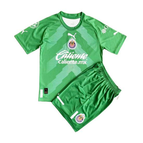 maglia chivas bambino portiere verde 2022-23