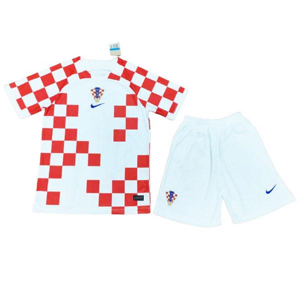 maglia croazia bambino coppa del mondo prima 2022