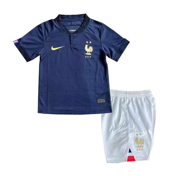 maglia francia bambino coppa del mondo prima 2022