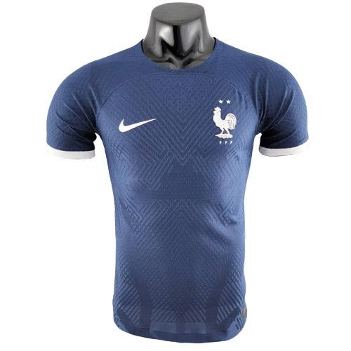 maglia francia giocatore edizione blu navy 2022