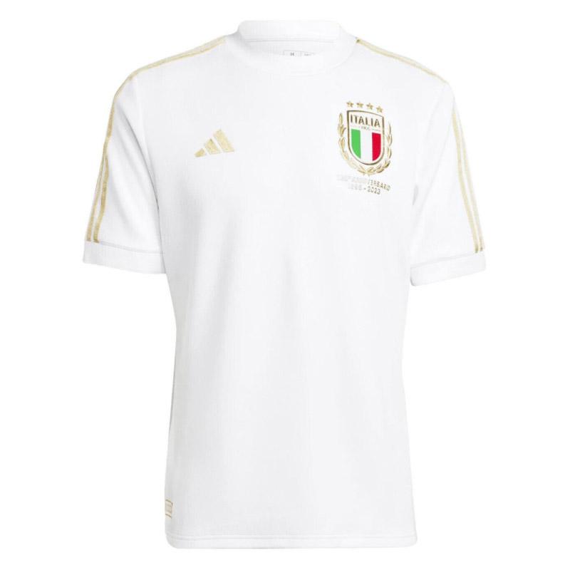 maglia italia 125 anniversario bianco 2023