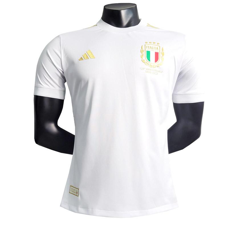 maglia italia giocatore edizione 125 anniversario bianco 2023