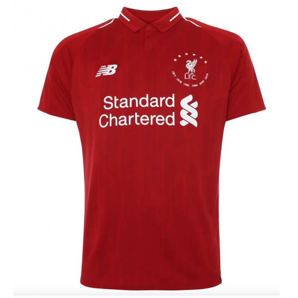 maglia liverpool six times collection rosso 2019-2020