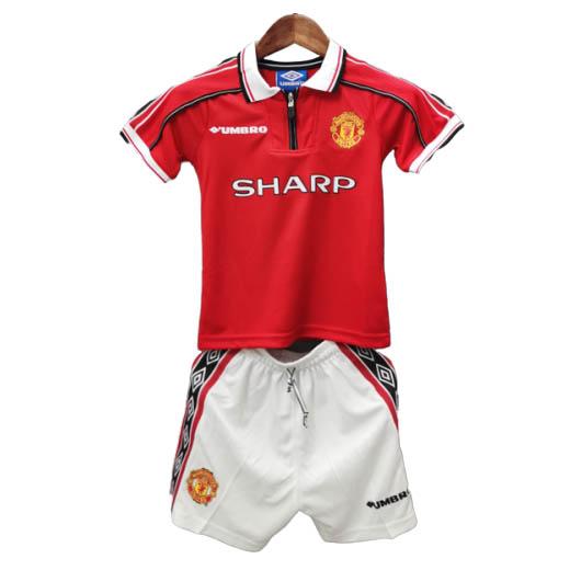 maglia manchester united bambino prima 1998-99