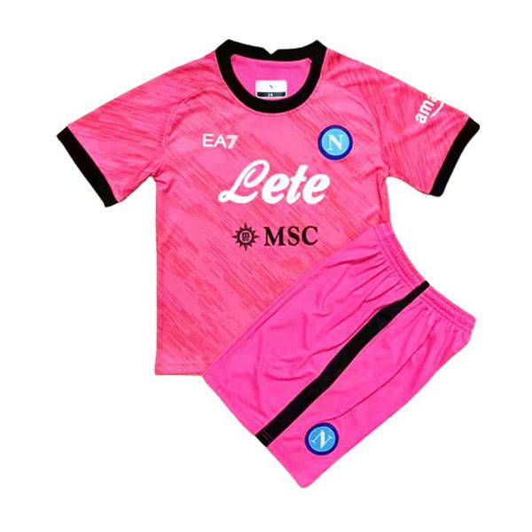 maglia napoli bambino portiere rosa 2022-23