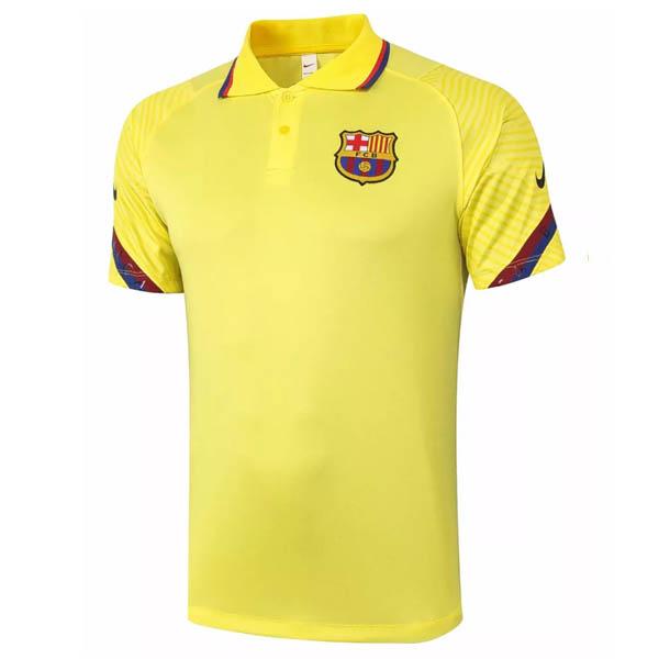 maglia polo barcelona giallo 2020-21