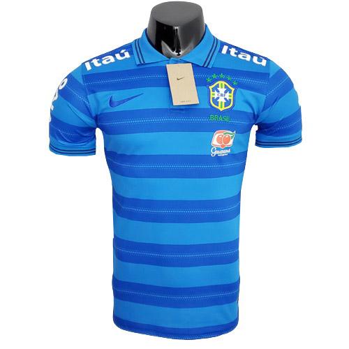 maglia polo brasile blu 2022-23