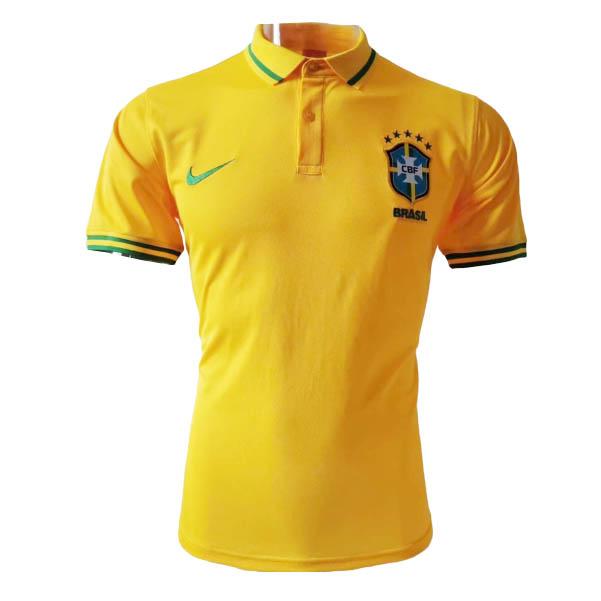maglia polo brasile giallo 2020