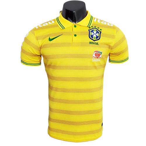 maglia polo brasile giallo 2022-23