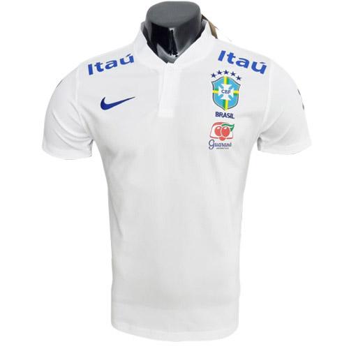 maglia polo brasile ln bianco 2022