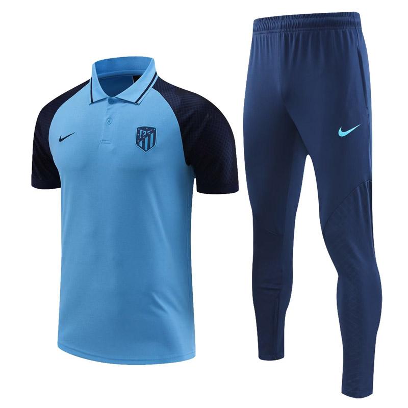 maglia polo e pantaloni atletico de madrid 2317a1 blu 2023