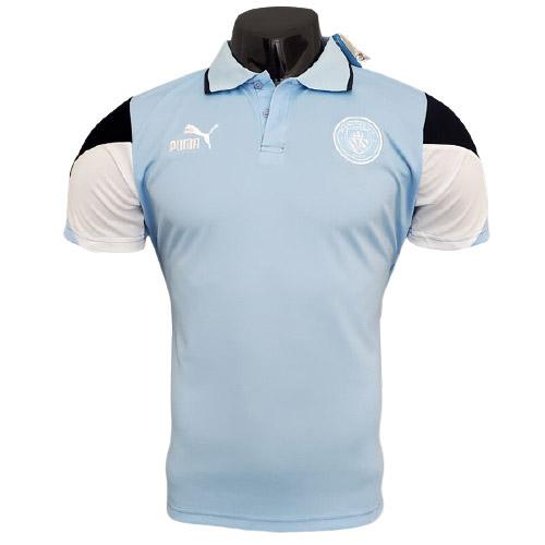 maglia polo manchester city azzurro 2021-22