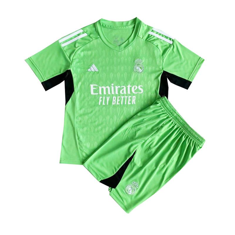 maglia real madrid bambino portiere verde 2023-24