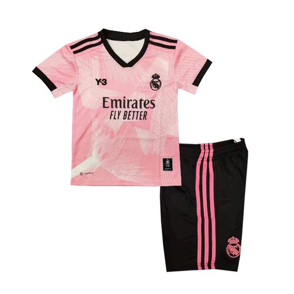 maglia real madrid bambino y-3 rosa 2022