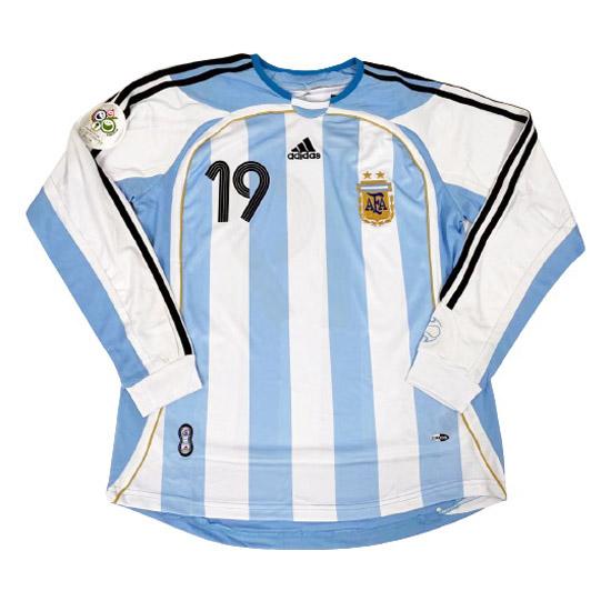 maglia retro argentina manica lunga prima 2006
