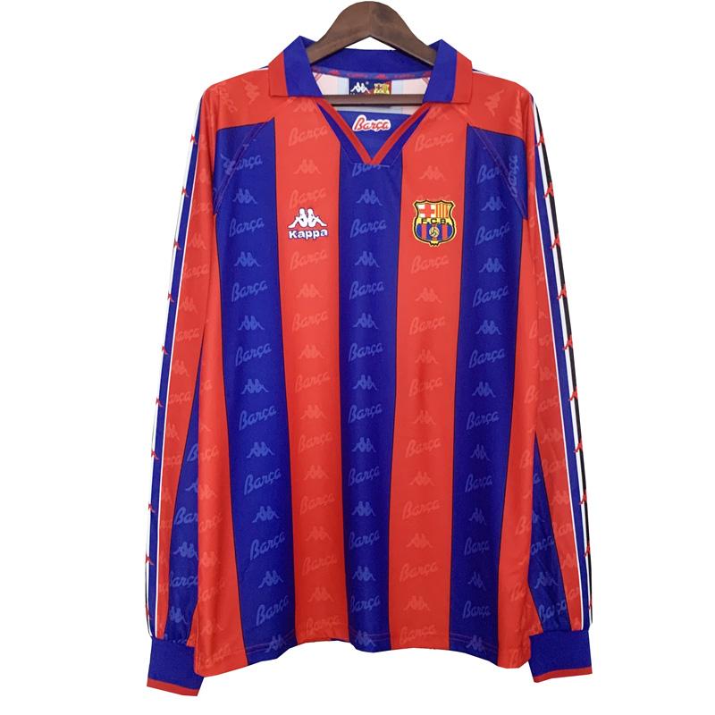 maglia retro barcelona manica lunga prima 1996-97