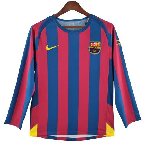 maglia retro barcelona manica lunga prima 2005-2006