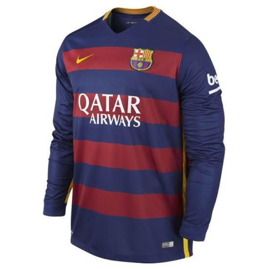 maglia retro barcelona manica lunga prima 2015-16