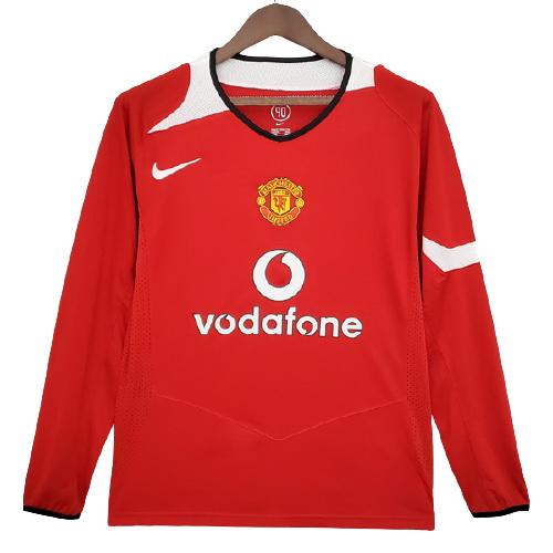 maglia retro manchester united manica lunga prima 2005-2006