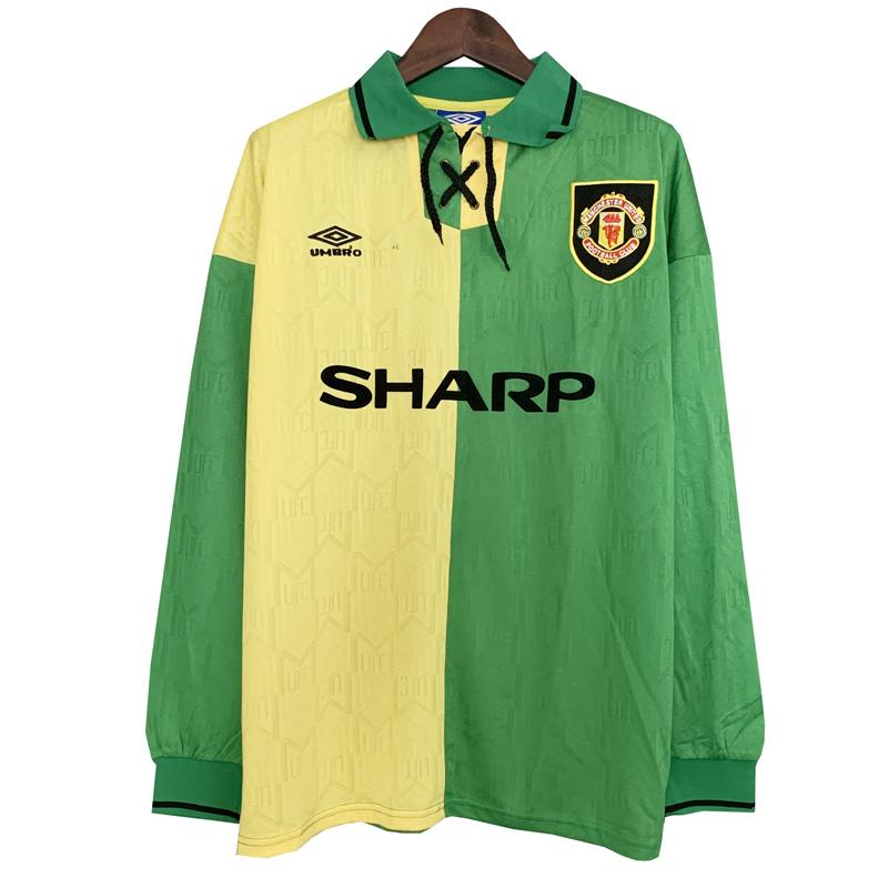 maglia retro manchester united manica lunga seconda 1992-94