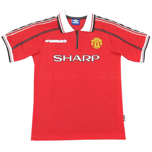 maglia retro manchester united prima 1998-1999