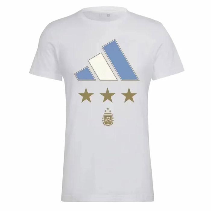 maglietta argentina 3 star bianco 2022