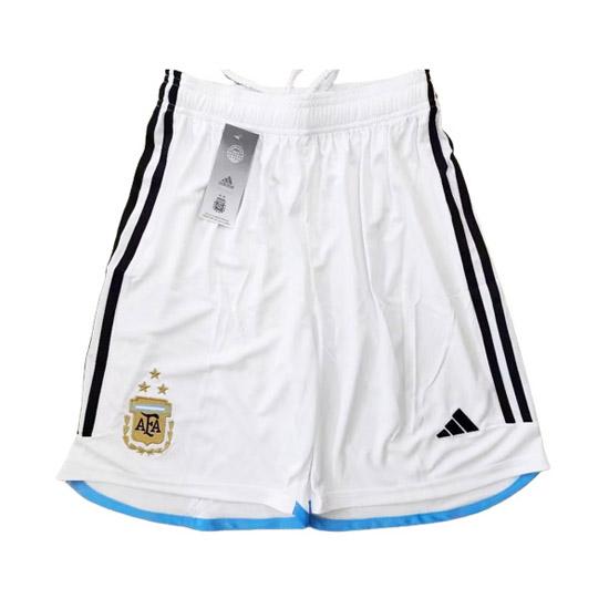 pantaloncini argentina 3 star bianco 2022