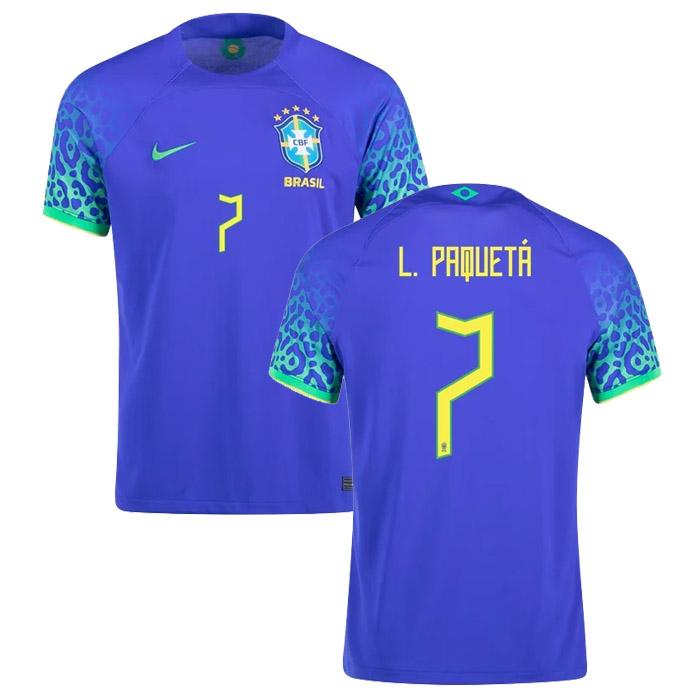 paqueta maglia brasile coppa del mondo seconda 2022