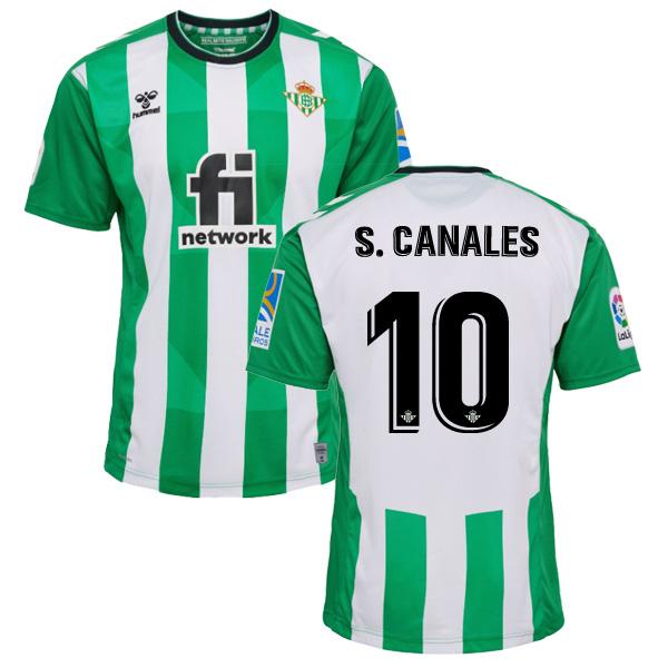 s. canales maglia real betis prima 2022-23