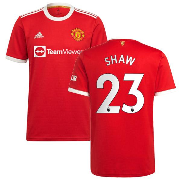 shaw maglia manchester united prima 2021-22