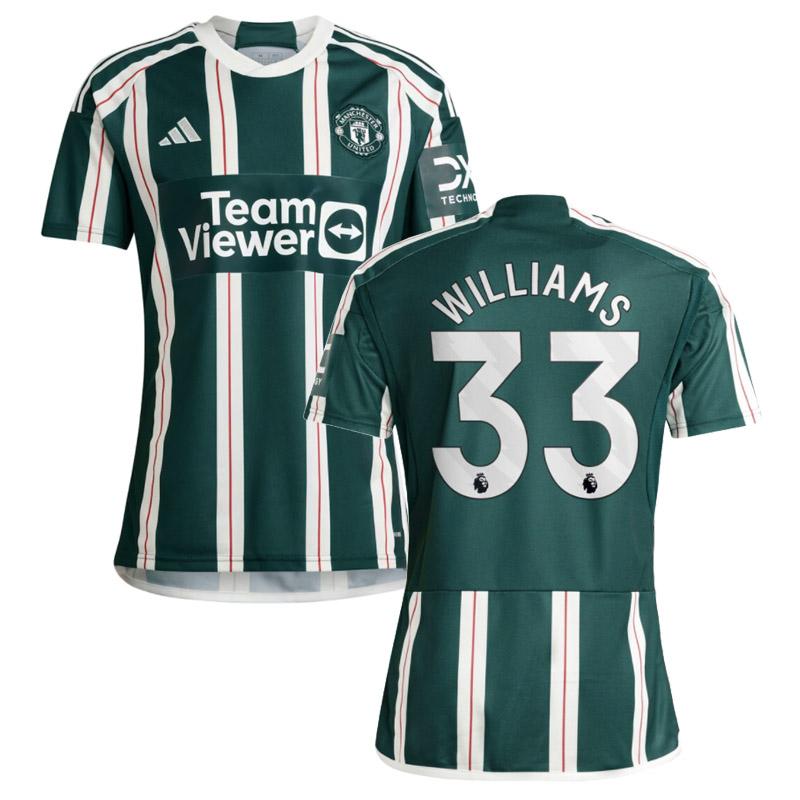 williams maglia manchester united seconda 2023-24